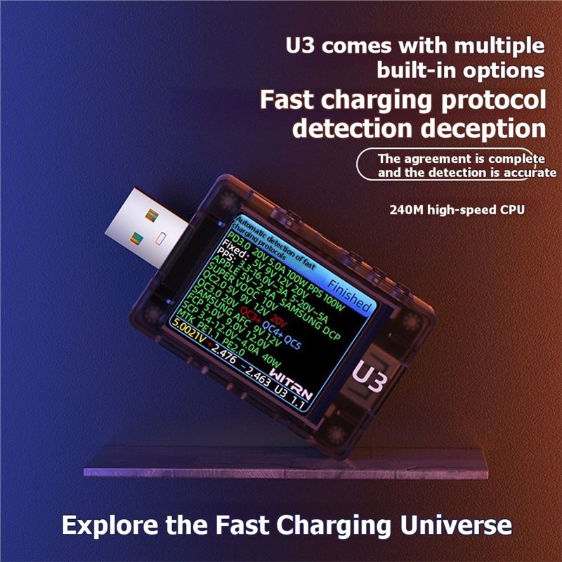 Woodworking Qc - AB41-USB Tester U3 3.1 PD Decoy