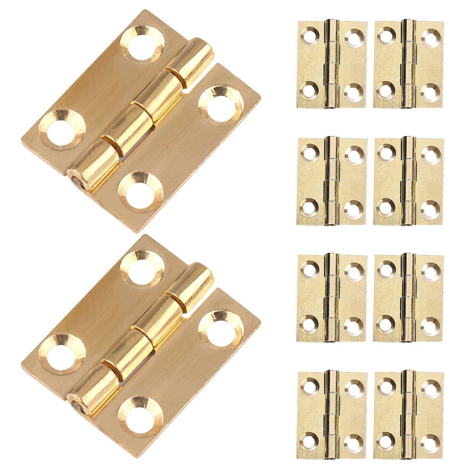 10Pcs Brass Cabinet Door Hinge - Woodworking Kitchen Projects recension och pris