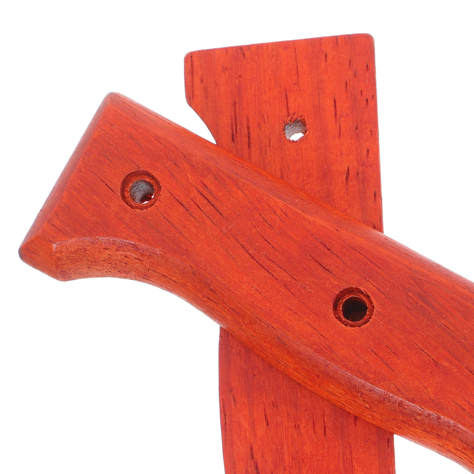 1Pair Red Pear Wood Knife Hand - Woodworking Kitchen Projects recension och pris