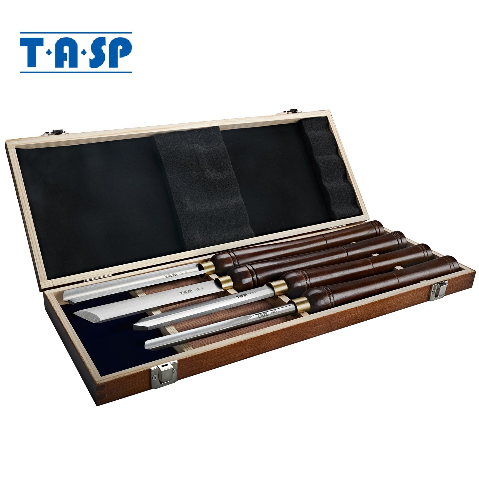 TASP 4pcs HSS Woodturning Chis - Skew Chisel Wood recension och pris