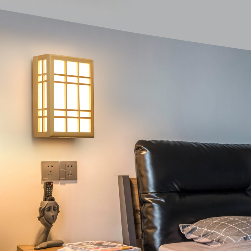 Japanese Style Wall Lamp Solid - Woodworking Japanese recension och pris