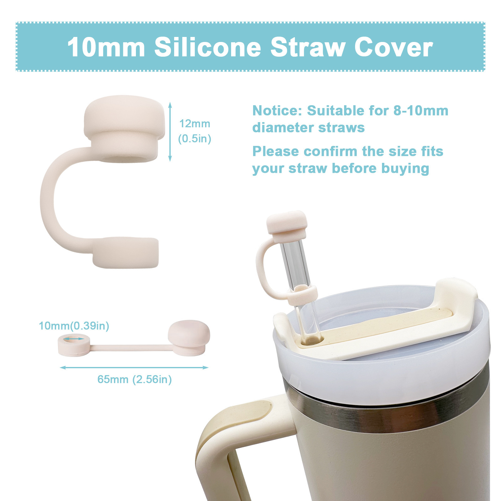 2026 Straw Covers Cap Reusable - Hand Plane Stanley recension och pris