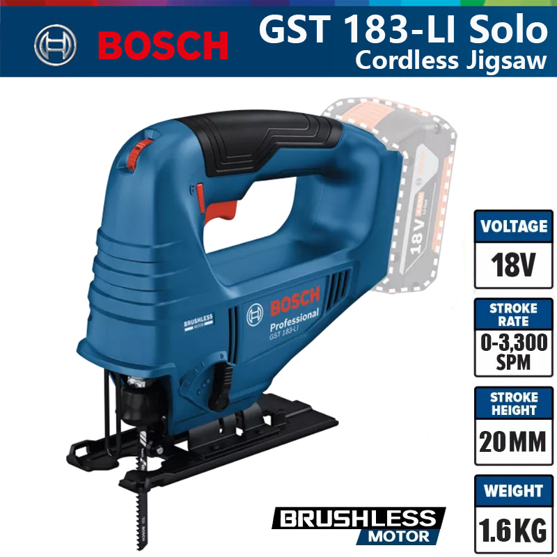 Bosch GST 183-LI Professional  - Woodworking Jigsaw recension och pris