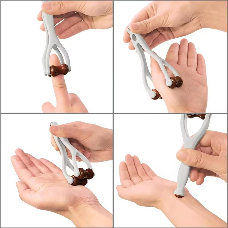 *1PC Hand Massager Roller Wood - Woodworking Therapy recension och pris