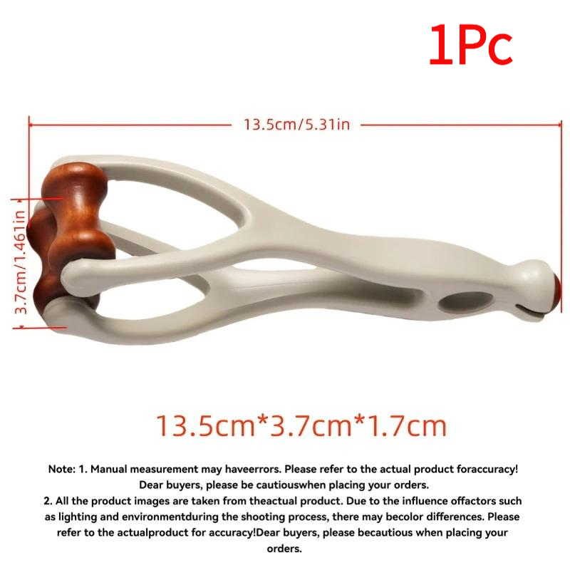 *1PC Hand Massager Roller Wood - Woodworking Therapy recension och pris