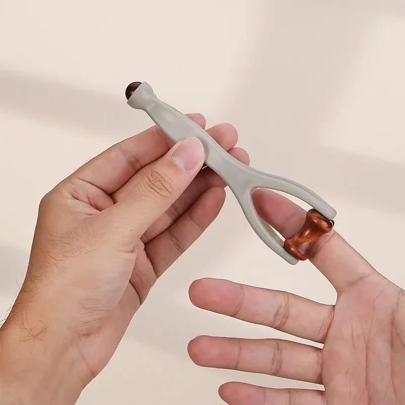 *1PC Hand Massager Roller Wood - Woodworking Therapy recension och pris