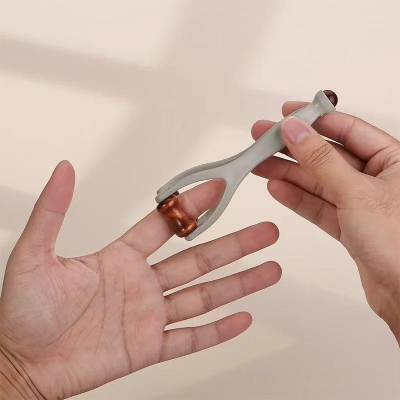 *1PC Hand Massager Roller Wood - Woodworking Therapy recension och pris