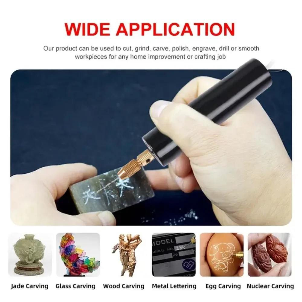 Mini Electric Drill USB Powere - Woodworking Epoxy recension och pris