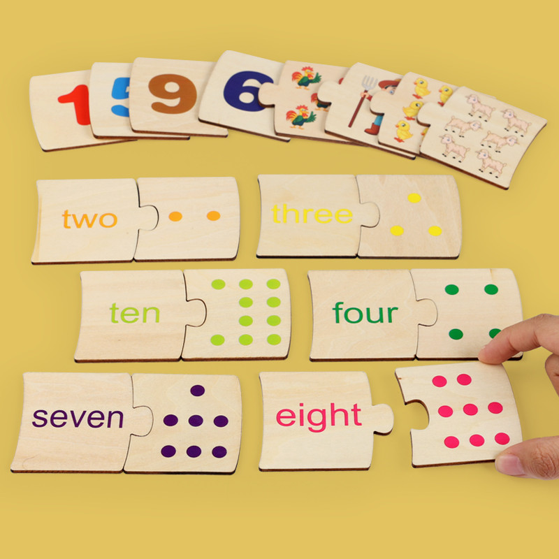 Children Iron Box Number Enlig - Woodworking Jigsaw recension och pris