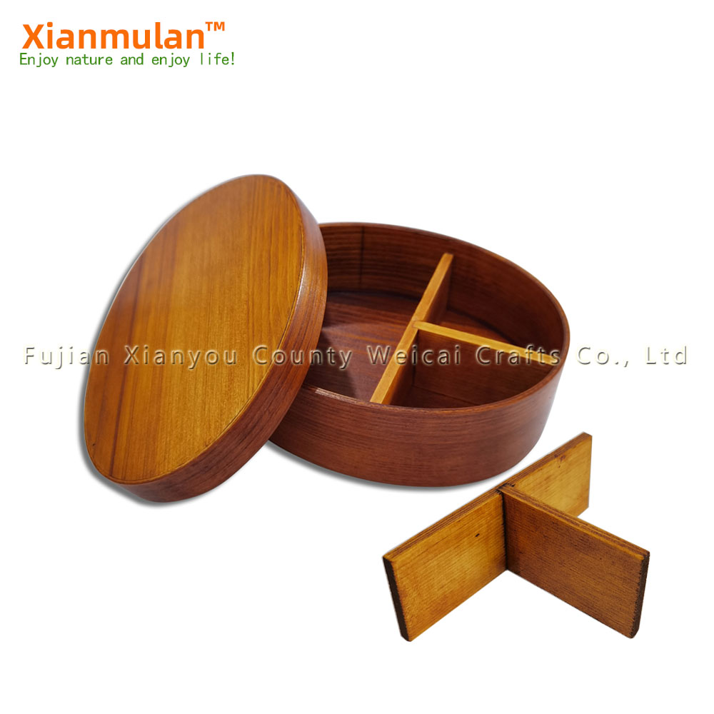 Natural Wooden Bento Box Squar - Woodworking Japanese recension och pris