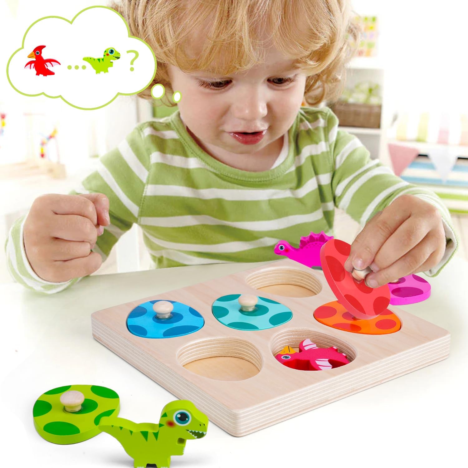 Wooden Dinosaur Jigsaw Puzzle  - Woodworking Jigsaw recension och pris